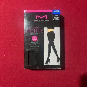 Black maidenform shaping tights shapewear